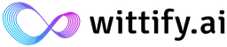 Wittify AI Logo - Horizontal - Transparent - Light Background